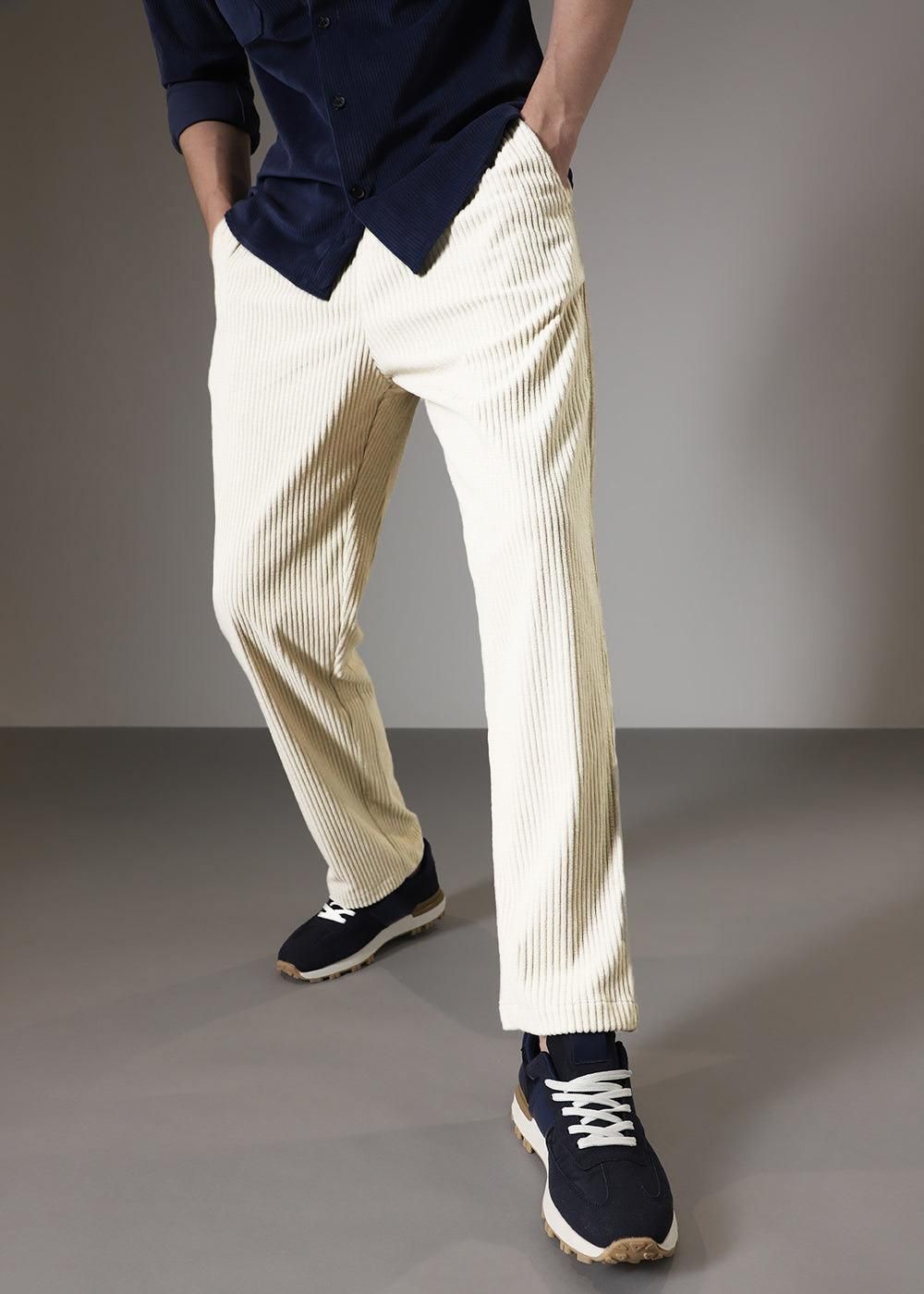 Men's Caudray Pants (Cream Color)