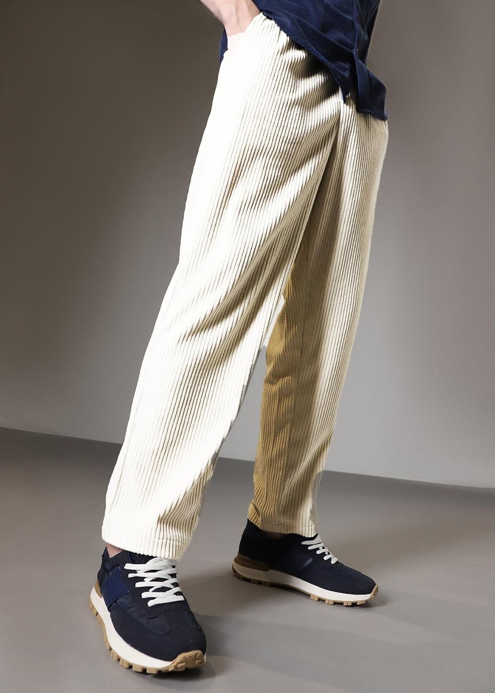 Men's Caudray Pants (Cream Color)