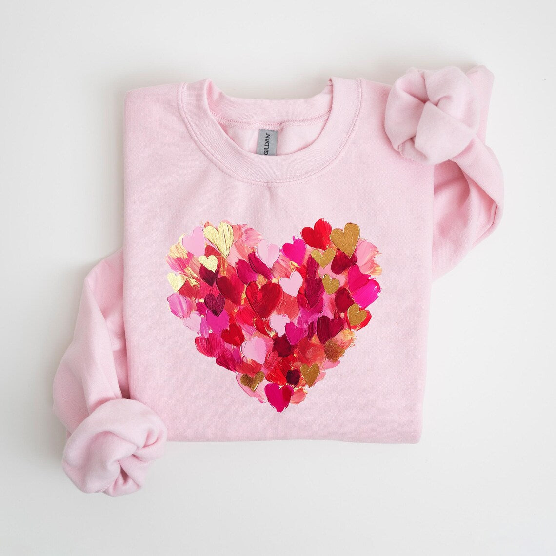Blushing Hearts Cozy Sweatshirt
