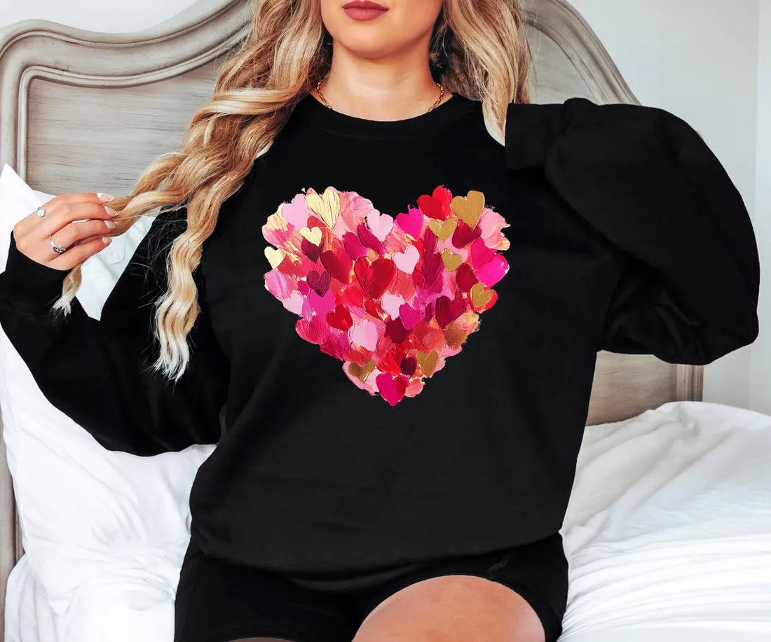 Blushing Hearts Cozy Sweatshirt