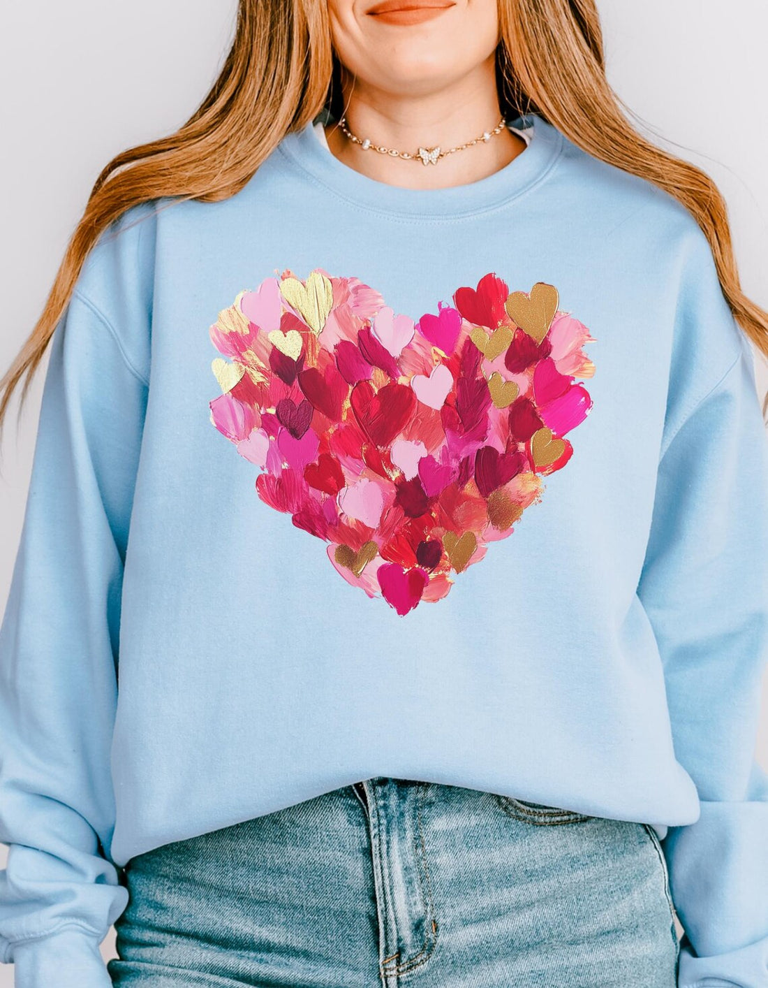 Blushing Hearts Cozy Sweatshirt