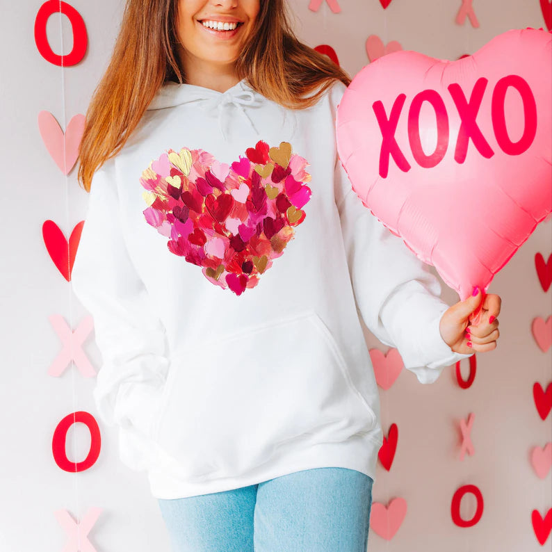Blushing Hearts Cozy Sweatshirt