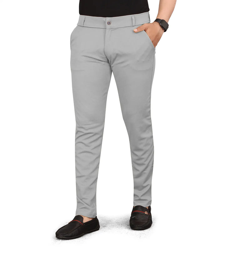 Premium Waist Adjustable Cotton Men's Trouser (Pack of 2)